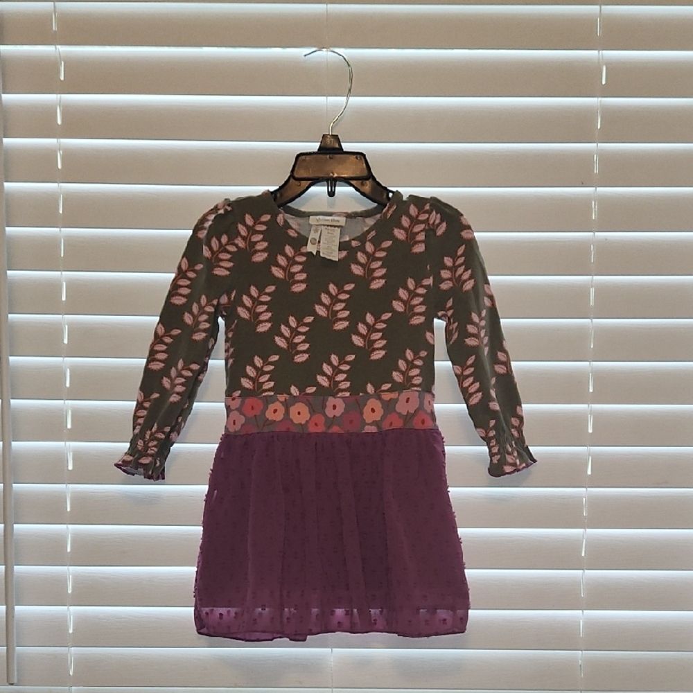 Matilda Jane Floral Dress - Green, Pink and Purple Size 18 Months